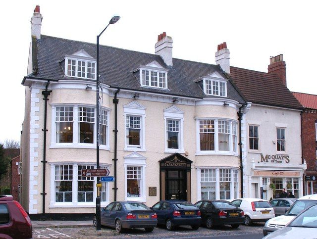 Three-storey Georgian building on Yarm High Street